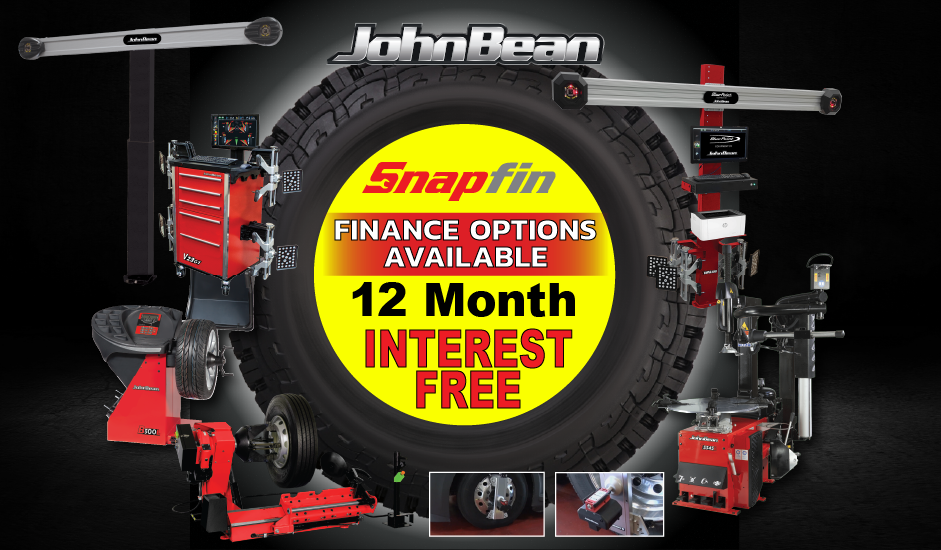 JohnBean Wheel Service Equipment Snapfin Finance Available 12 Month Interest FREE option